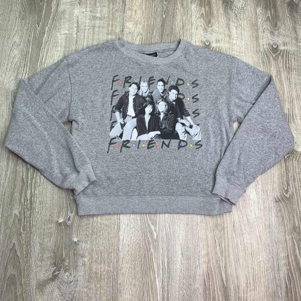 Friends Long Sleeve Cropped Sweater Rachel Monica Ross Chandler Joey Pho…